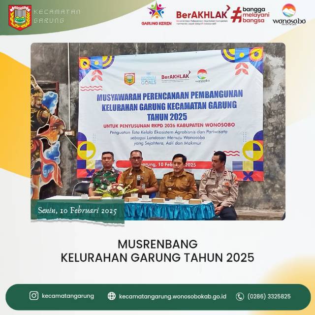 Musrenbang Kelurahan Garung Tahun 2025